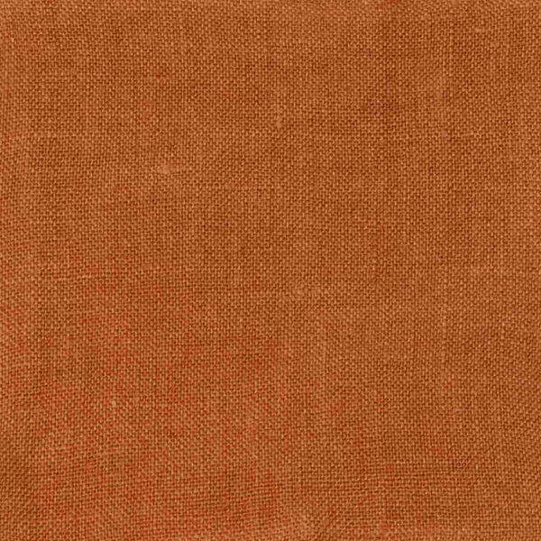 Cinnamon linen fabric