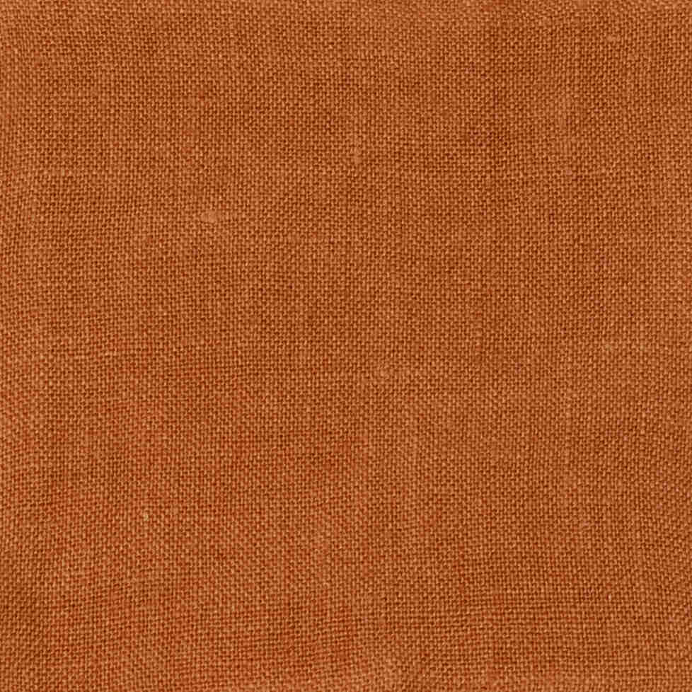 Cinnamon linen fabric