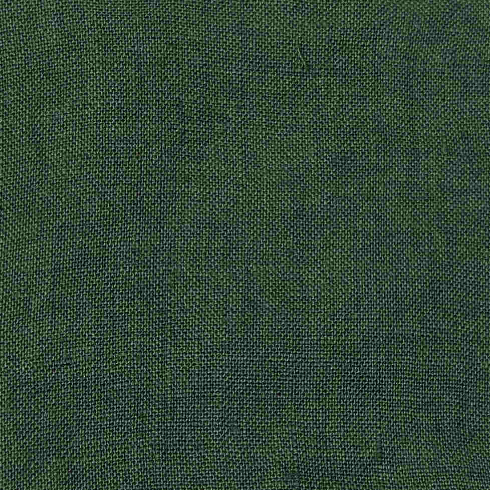 Forest Green linen fabric