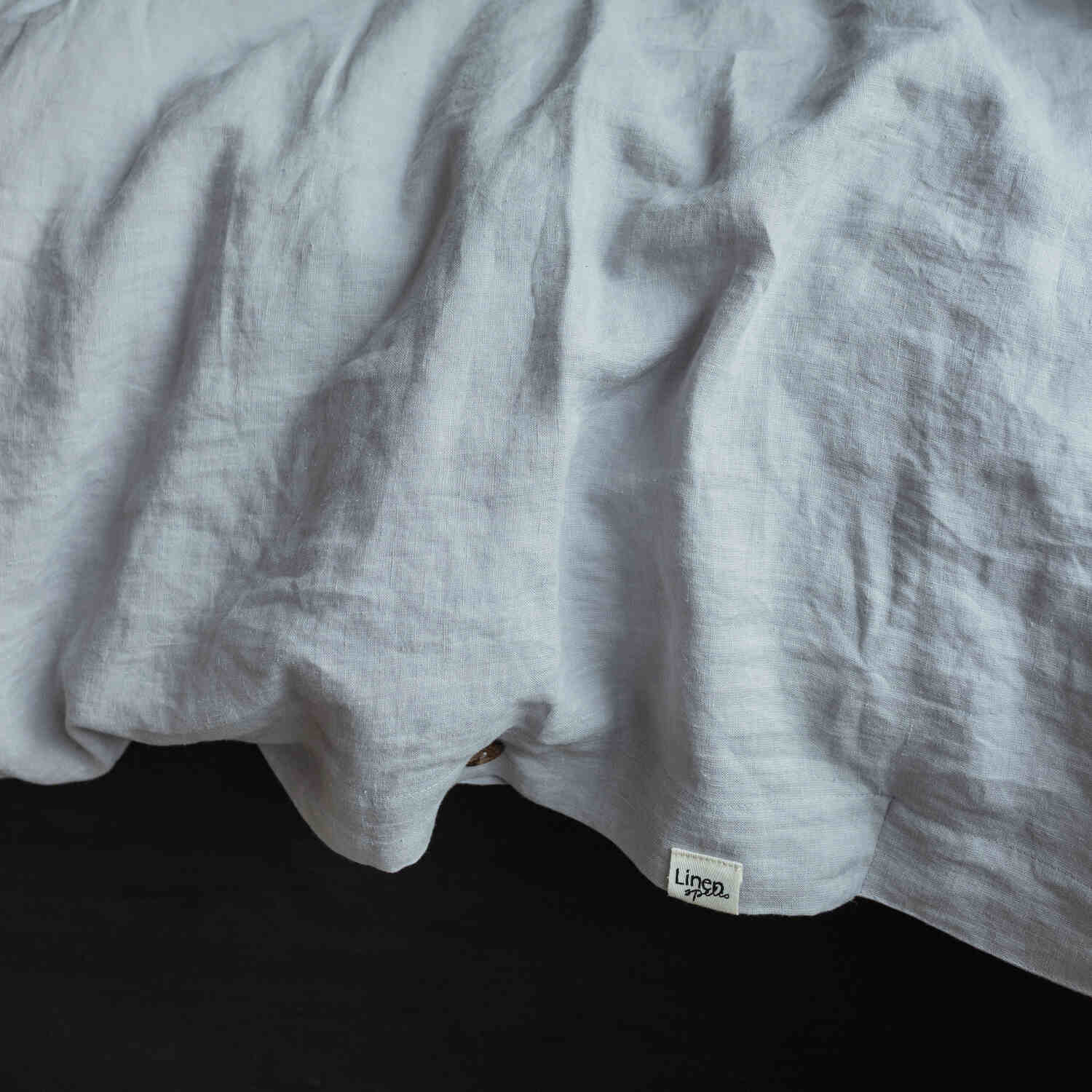 Light Grey linen flat sheet (1)