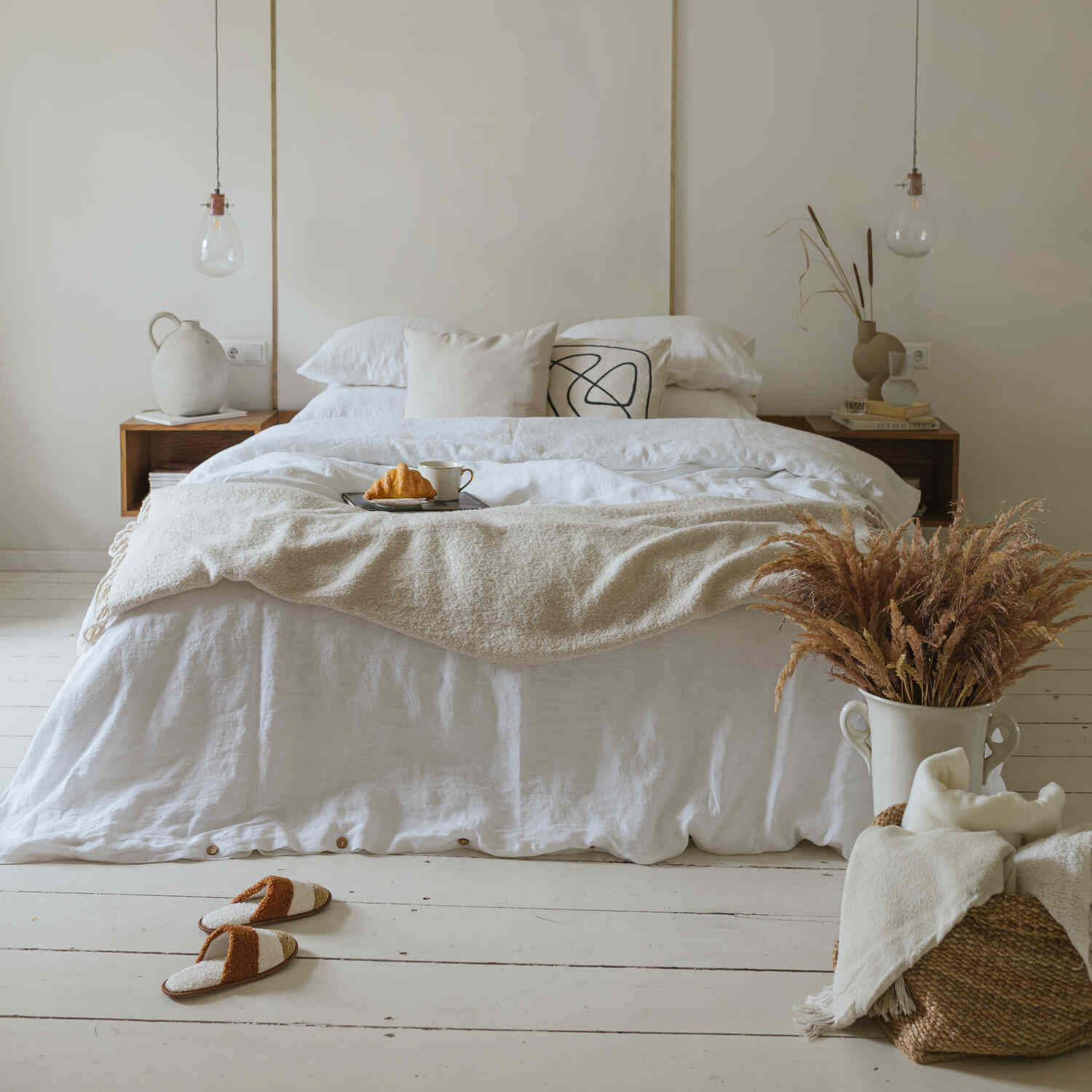 White linen flat sheet (1)