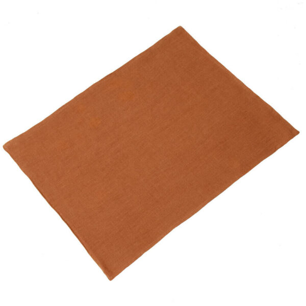 Cinnamon linen placemat