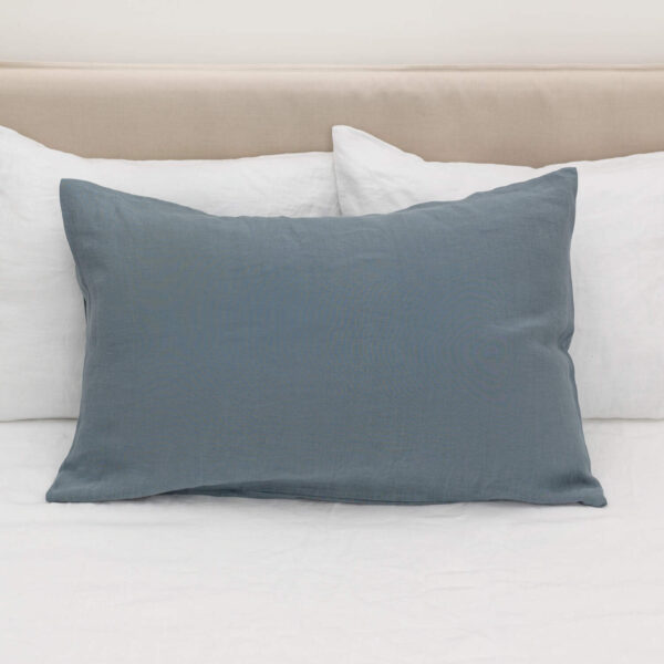 Dark Grey linen pillow case (4)