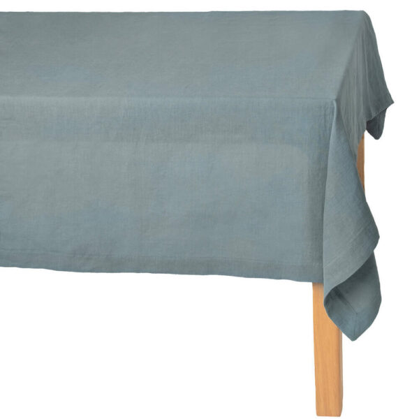 Dark Grey linen tablecloth