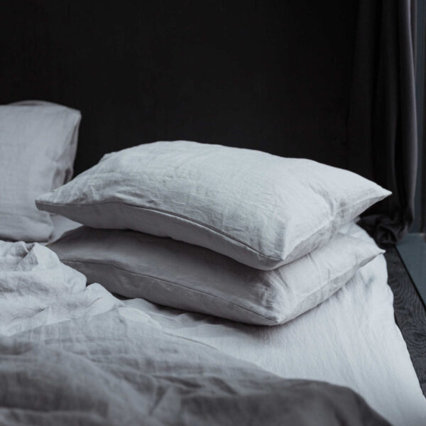 Light Grey linen pillow case