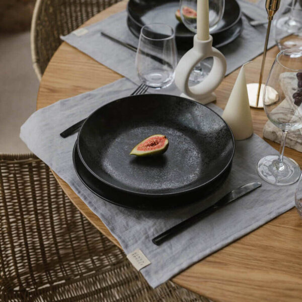 Light Grey linen placemat (4)