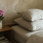 Natural Melange Linen Pillowcase