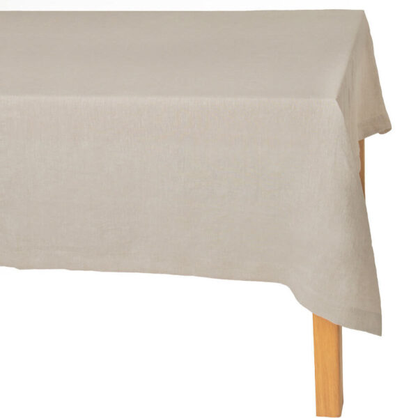 Natural Melange linen tablecloth