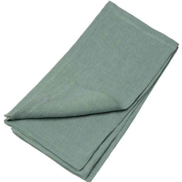 Ocean Mint linen napkin set of 4