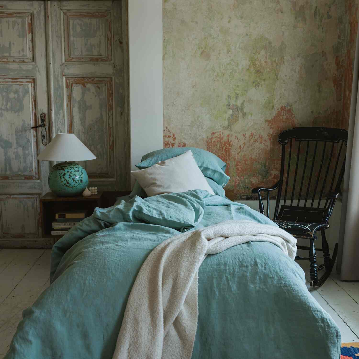 Ocean Mint linen pillow case (3)