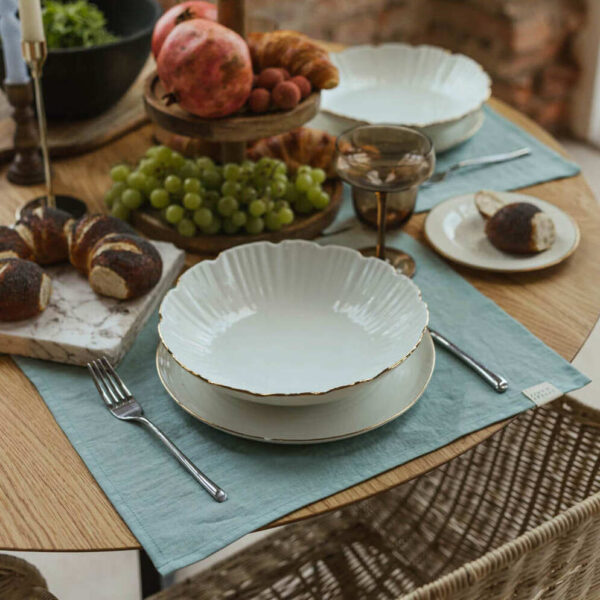 Ocean Mint linen placemat (3)