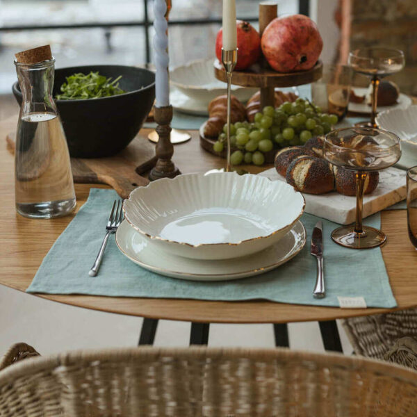 Ocean Mint linen placemat (4)