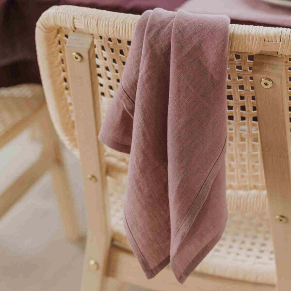 Woodrose linen kitchen towel (3)