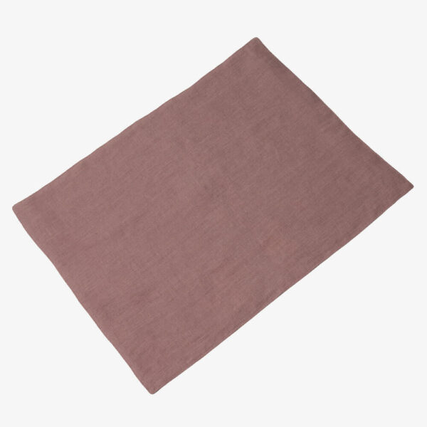 Woodrose linen placemat